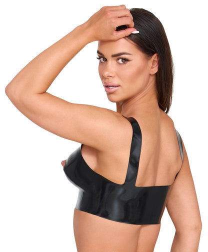Latex Top schwarz