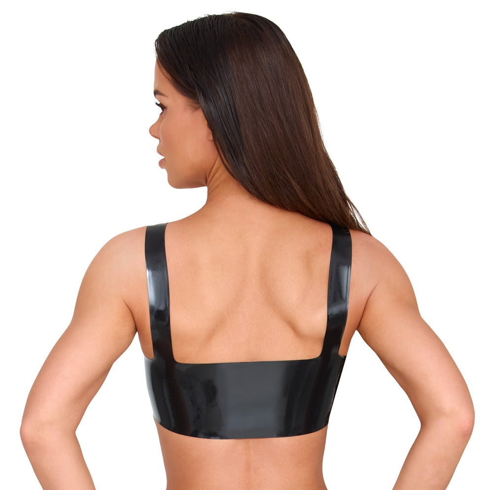 Latex Top schwarz