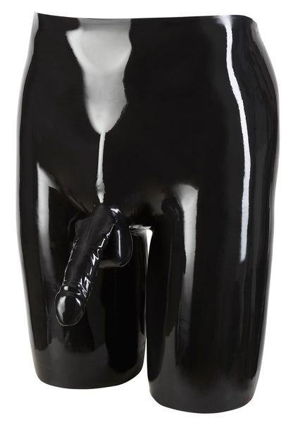 LATE X Latex-Herren-Radlerhose mit Penishülle