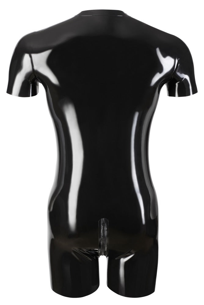 LATE X Latex-Herren-Kurzoverall
