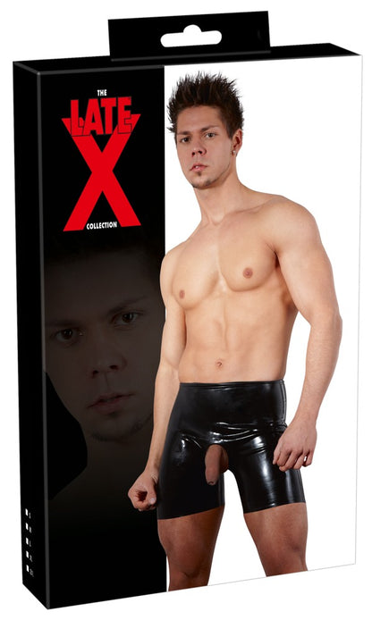 LATE X Latex-Herren-Pants mit Showmaster-Öffnung