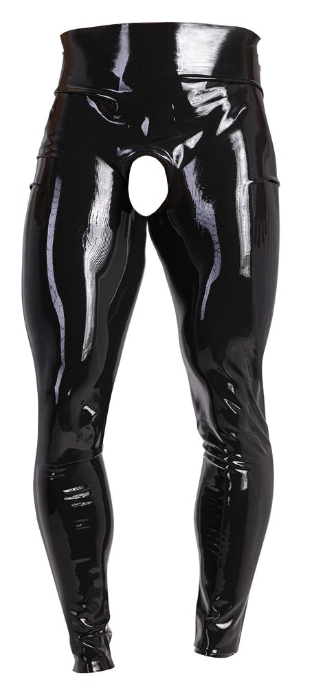 LATE X Latex-Herren-Leggings mit Showmaster-Öffnung