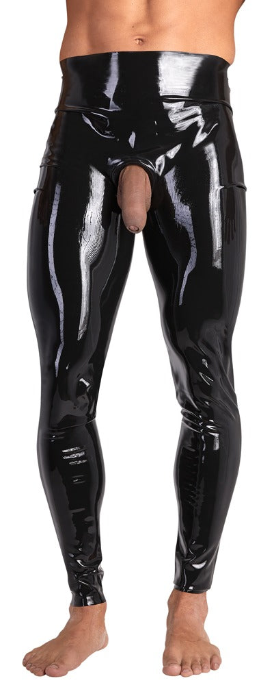 LATE X Latex-Herren-Leggings mit Showmaster-Öffnung