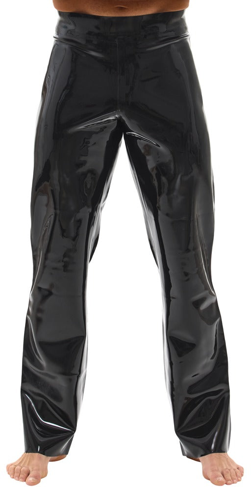 Latex Herren Hose schwarz