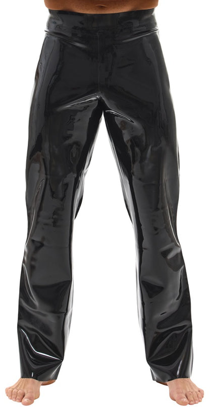 Latex Herren Hose schwarz