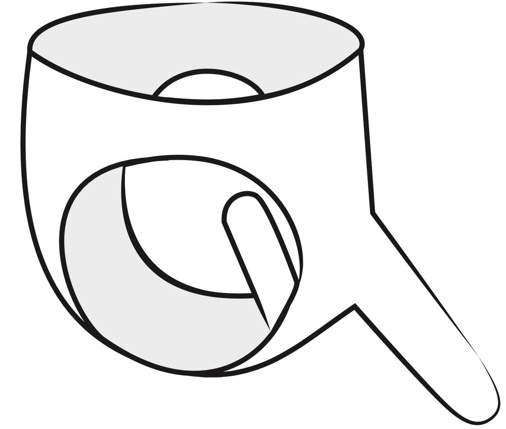 LATE X Latex-Slip mit Außen- und Innen-Dildo