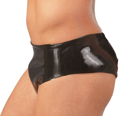 LATE X Latex-Herren-Slip mit Anal-Dildo