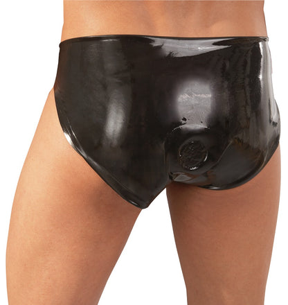 LATE X Latex-Herren-Slip mit Anal-Dildo