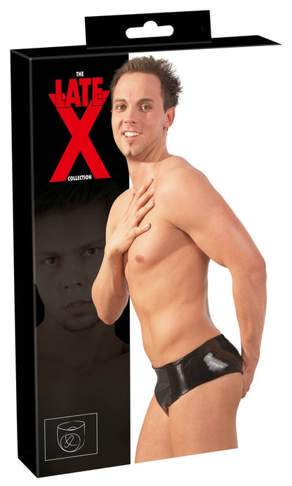 LATE X Latex-Herren-Slip mit Anal-Dildo