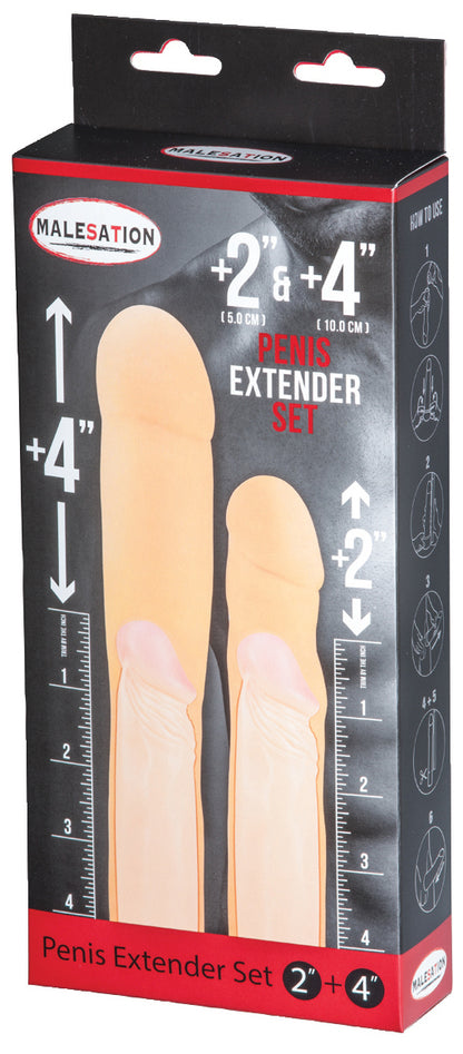 MALESATION Penis Extender Set 2' + 4'