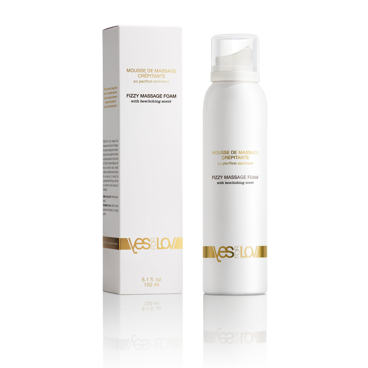 YESforLOV Fizzy Massage Foam with bewitching scent 150ml