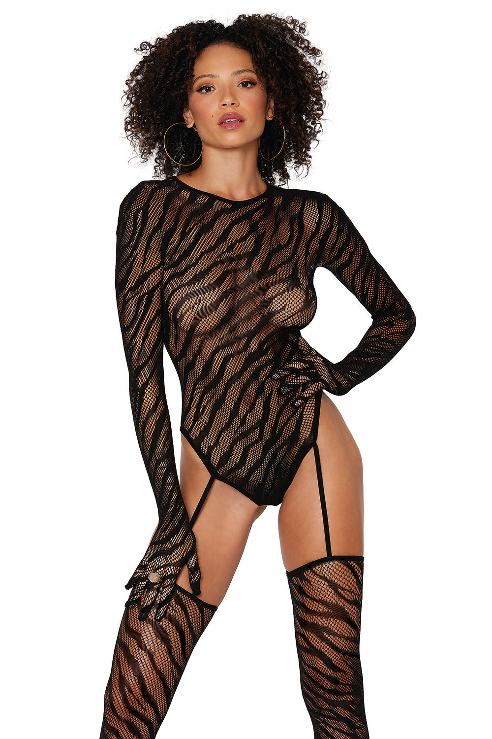 Dreamgirl Bodystocking DR0420 Schwarz