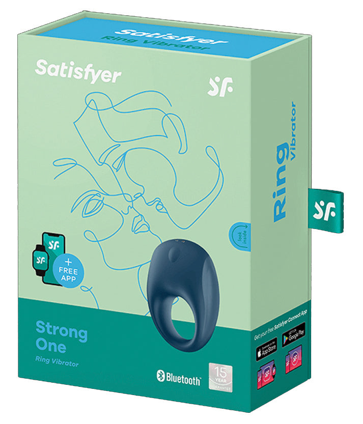 SATISFYER Strong One Ring Vibrator blau