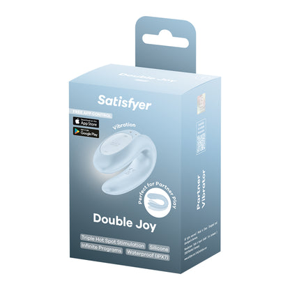 SATISFYER Double Joy blau
