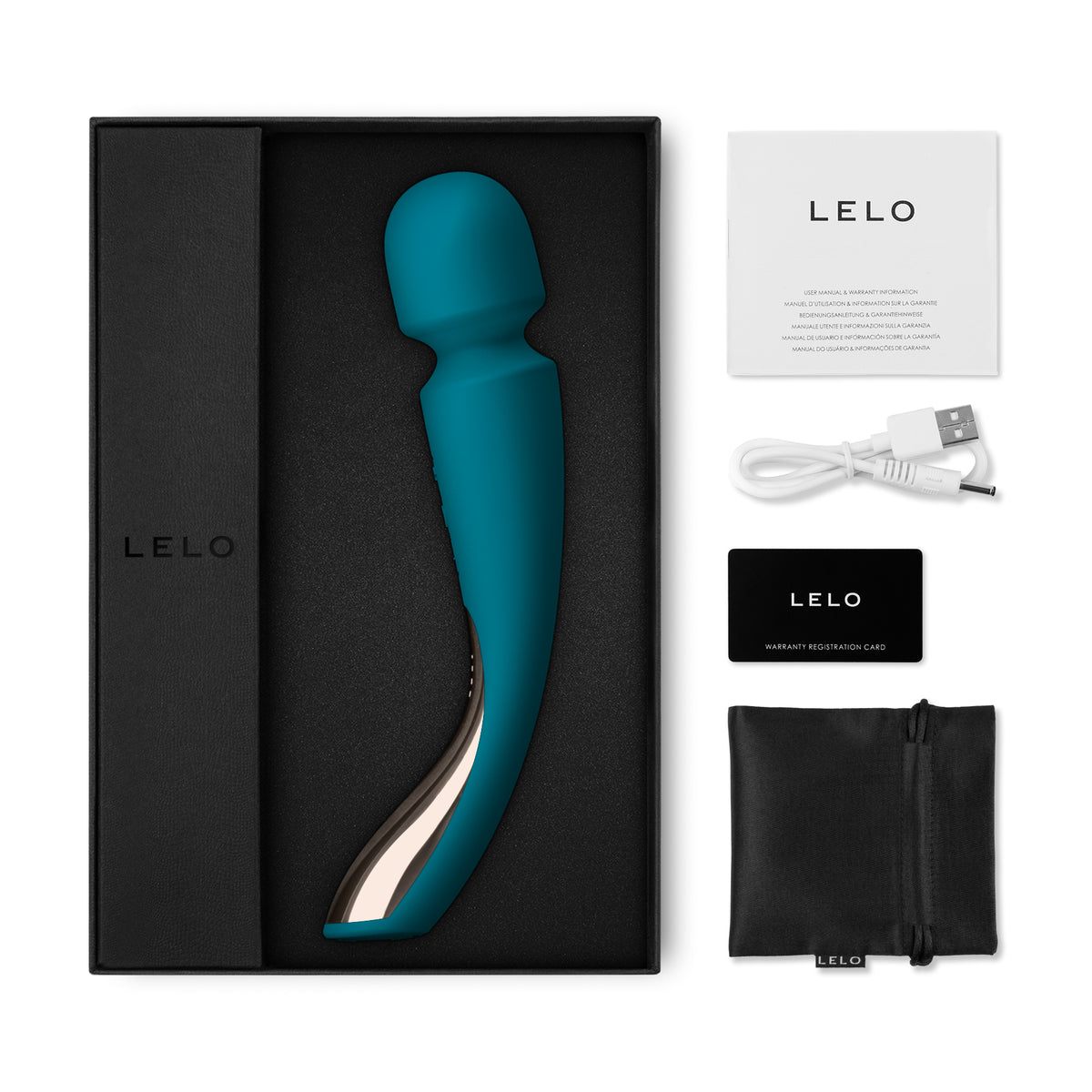 LELO Smart Wand 2 mittel - Schwarz