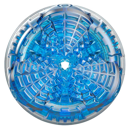 Fleshlight Turbo Core Blowjob-Masturbator, transparent-blau