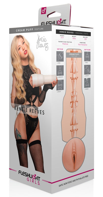 Fleshlight Kenzie Reeves Creampuff Masturbator, Vagina