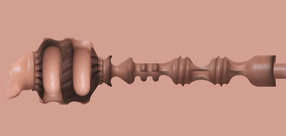 Fleshlight Boost Bang Masturbator mit Saugkontrolle, Light Medium