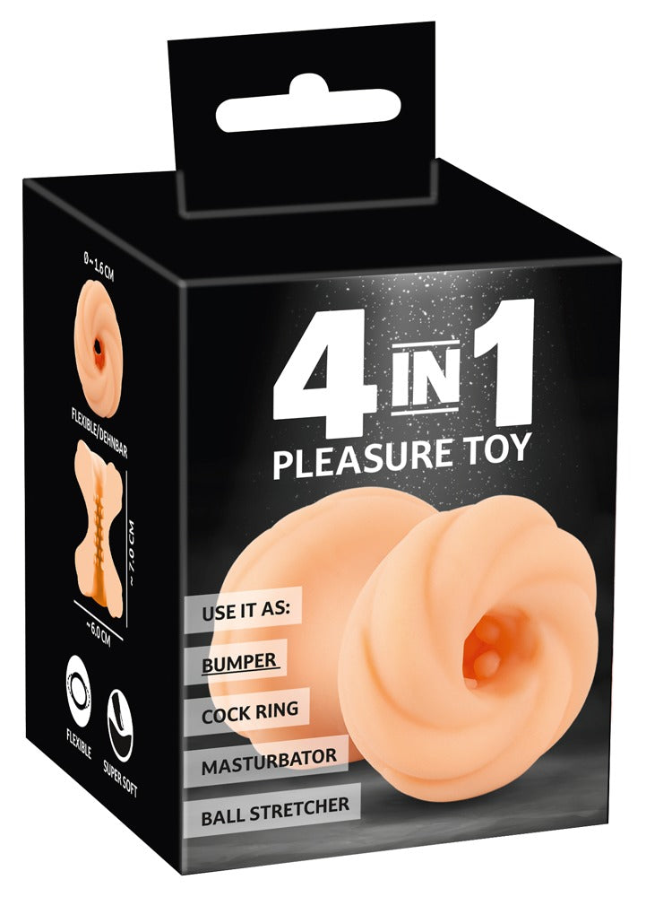 You2Toys 4in1 Pleasure Toy mit Penisring, Stretcher und Masturbator