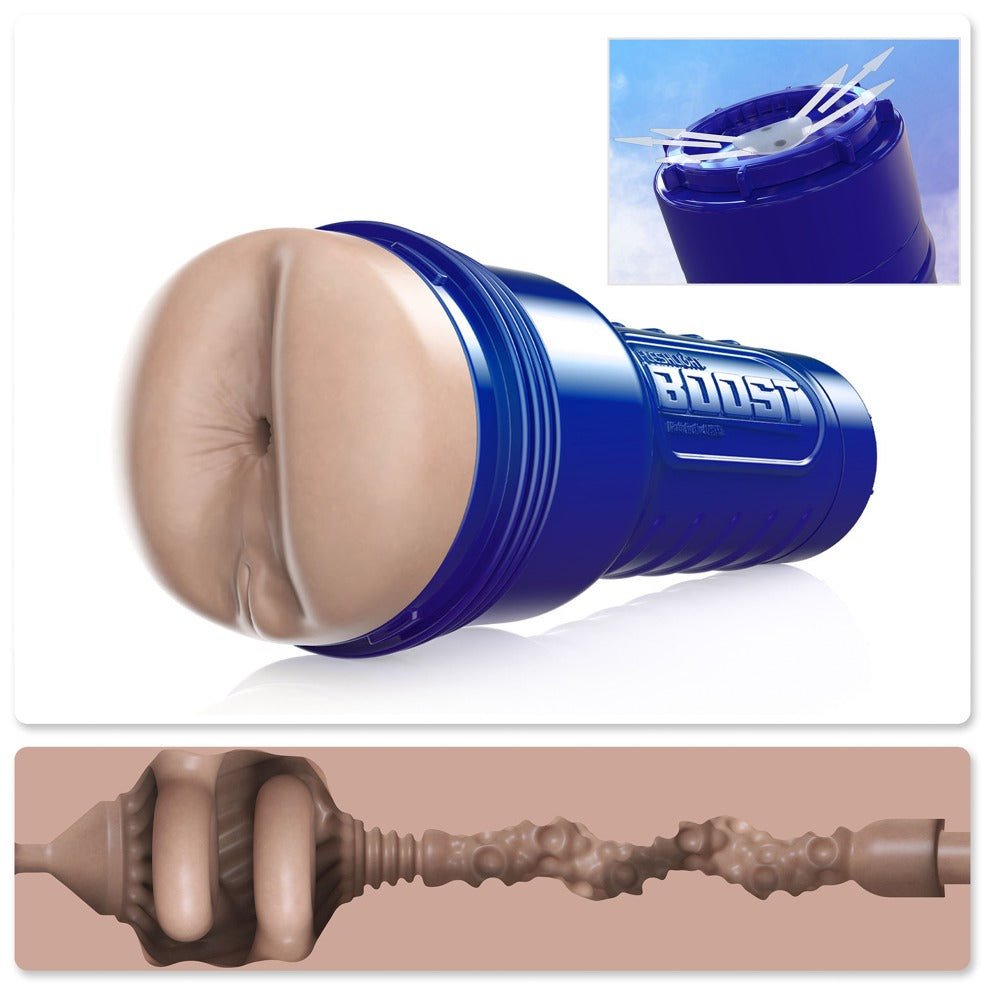 Fleshlight Boost Blast Masturbator mit Saugkontrolle, Light Medium