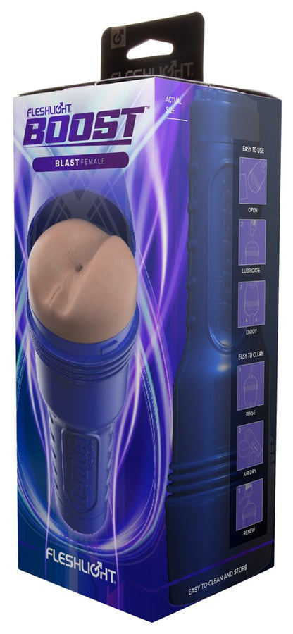 Fleshlight Boost Blast Masturbator mit Saugkontrolle, Light Medium