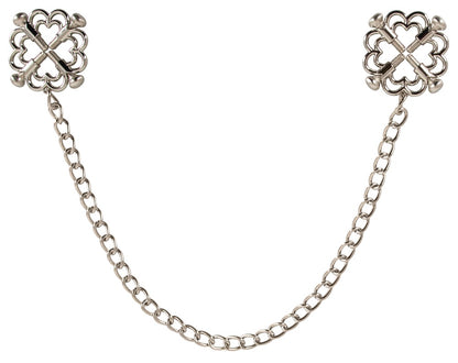 Bad Kitty Nippelklemmen mit Kette aus Edelstahl