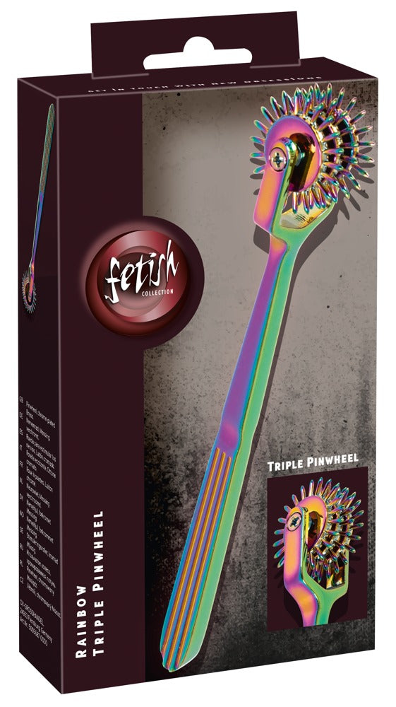 Fetish Collection Rainbow Triple Pinwheel