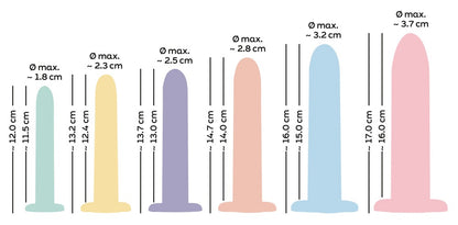 You2Toys Six in a Row Dildo-Set 6-teilig für Dehntraining