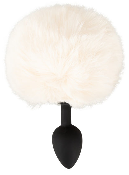 You2Toys Fluffy Tail Analplug S mit weißem Puschel