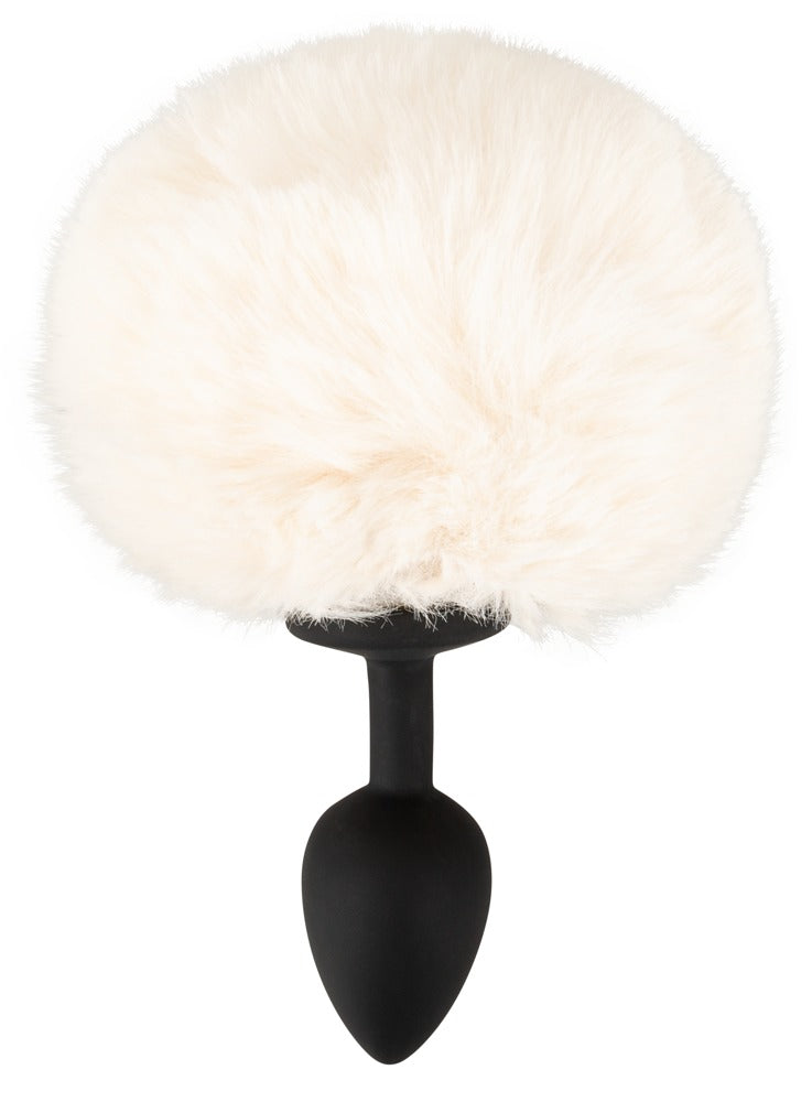 You2Toys Fluffy Tail Analplug S mit weißem Puschel