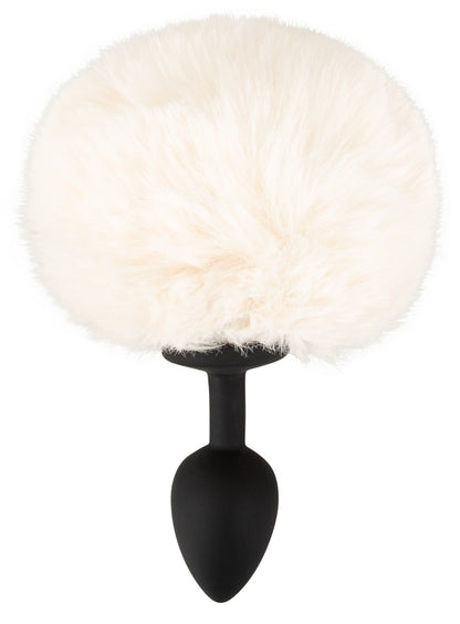 You2Toys Fluffy Tail Analplug S mit weißem Puschel