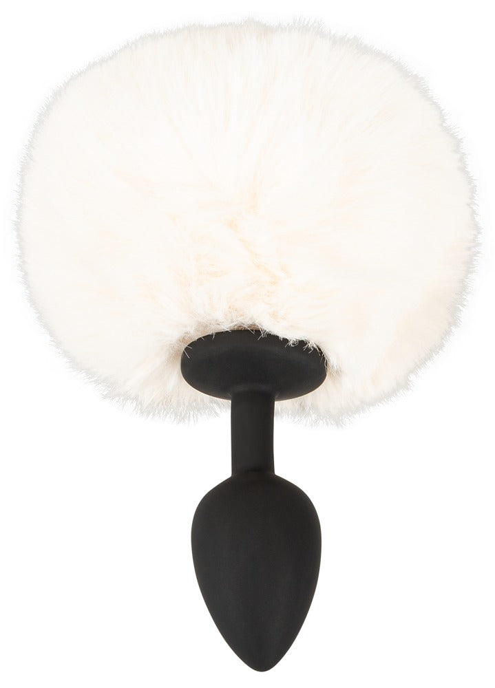 You2Toys Fluffy Tail Analplug S mit weißem Puschel