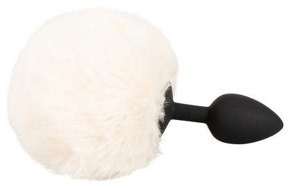 You2Toys Fluffy Tail Analplug S mit weißem Puschel
