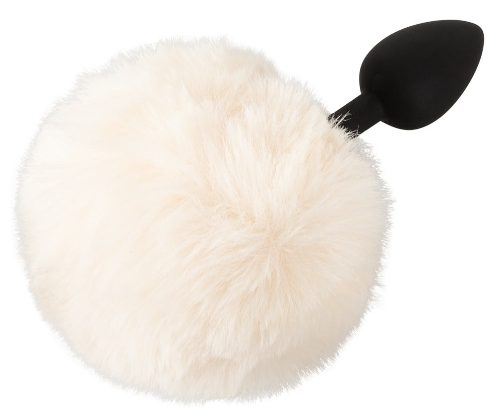 You2Toys Fluffy Tail Analplug S mit weißem Puschel