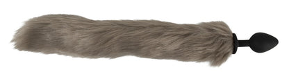 You2Toys Fluffy Tail Analplug mit langem grauem Schweif