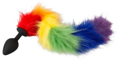 You2Toys Fluffy Tail Analplug mit Regenbogen-Schweif