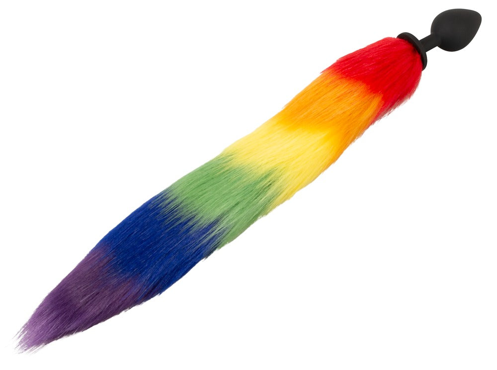 You2Toys Fluffy Tail Analplug mit Regenbogen-Schweif