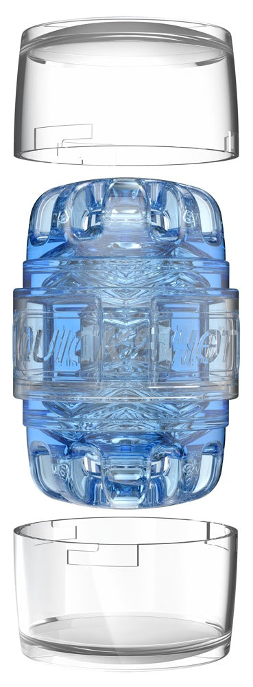 Fleshlight Quickshot Turbo Blue Ice offener Blowjob-Masturbator