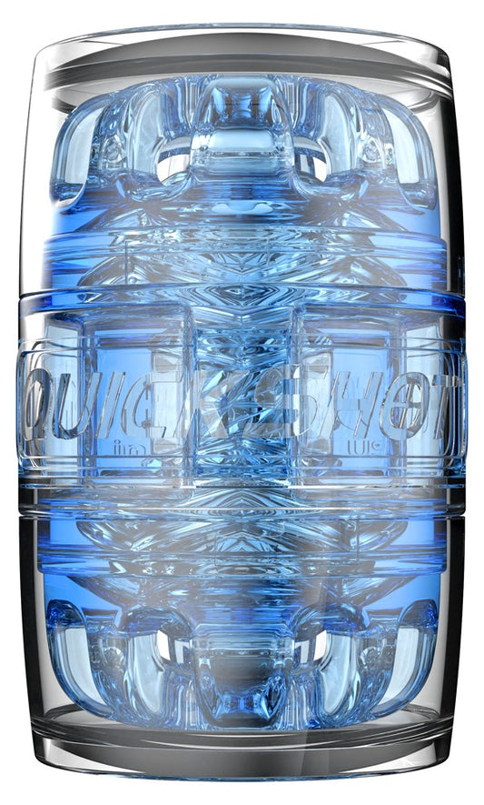 Fleshlight Quickshot Turbo Blue Ice offener Blowjob-Masturbator