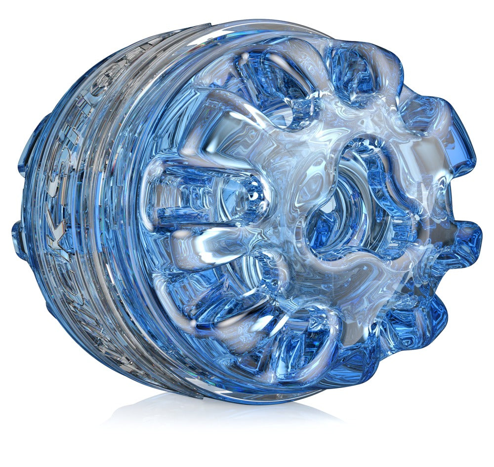Fleshlight Quickshot Turbo Blue Ice offener Blowjob-Masturbator