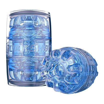Fleshlight Quickshot Turbo Blue Ice offener Blowjob-Masturbator