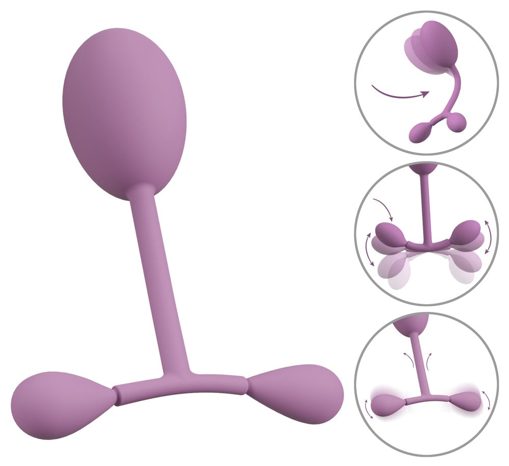 You2Toys Vaginal Trainer mit schwingenden Gewichten aus Silikon