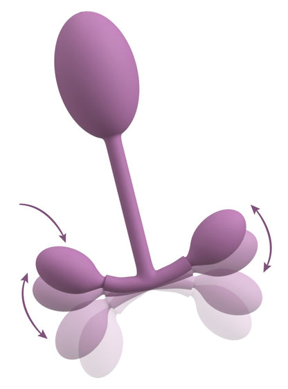 You2Toys Vaginal Trainer mit schwingenden Gewichten aus Silikon