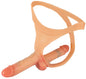 You2Toys Double Penis Thong mit Außen- und Innendildo aus Liquid Silicone