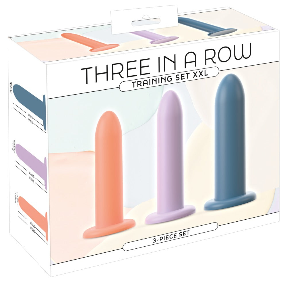 You2Toys Three in a Row Dildo-Set 3-teilig, massiv