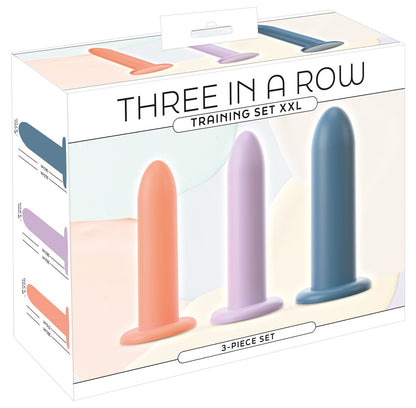 You2Toys Three in a Row Dildo-Set 3-teilig, massiv
