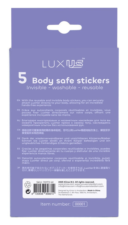 Luxus Adhesive Stickers