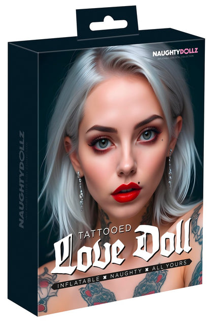 You2Toys NaughtyDollz aufblasbare Liebespuppe mit Tattoo-Motiven