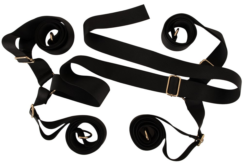 Bad Kitty Under-Bed-Restraint 6-teilig mit Augenmaske