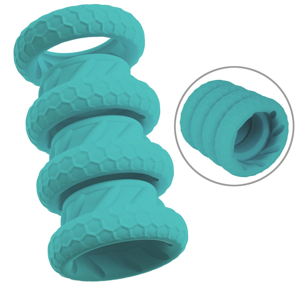 You2Toys 3in1 Cock & Ball Ring Set 4 dehnbare Silikonringe
